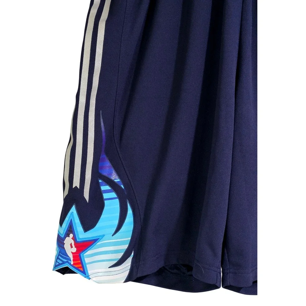 Adidas‎ NBA All Star 2009 Shorts Mens XL Navy Phoenix Eastern Conference